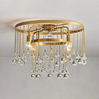 Aubrey Flush Mount Brass