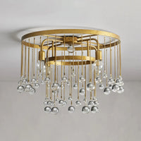 Aubrey Flush Mount Brass