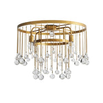 Aubrey Flush Mount Brass