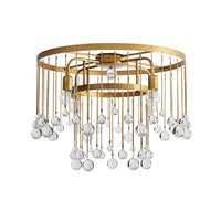 Aubrey Flush Mount Brass
