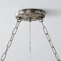 Aubrey Rectangular Chandelier in Silver