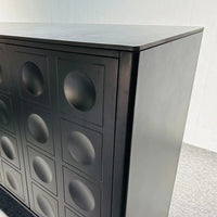 Black Furniture Living Room Cabinet - Stylish Chest of Drawers for Storage