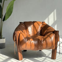 Mid Century Modern Recliner Stylish Chaise Lounge Comfort Living Room Sofa