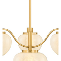 Camden Glass Four-Light Chandelier