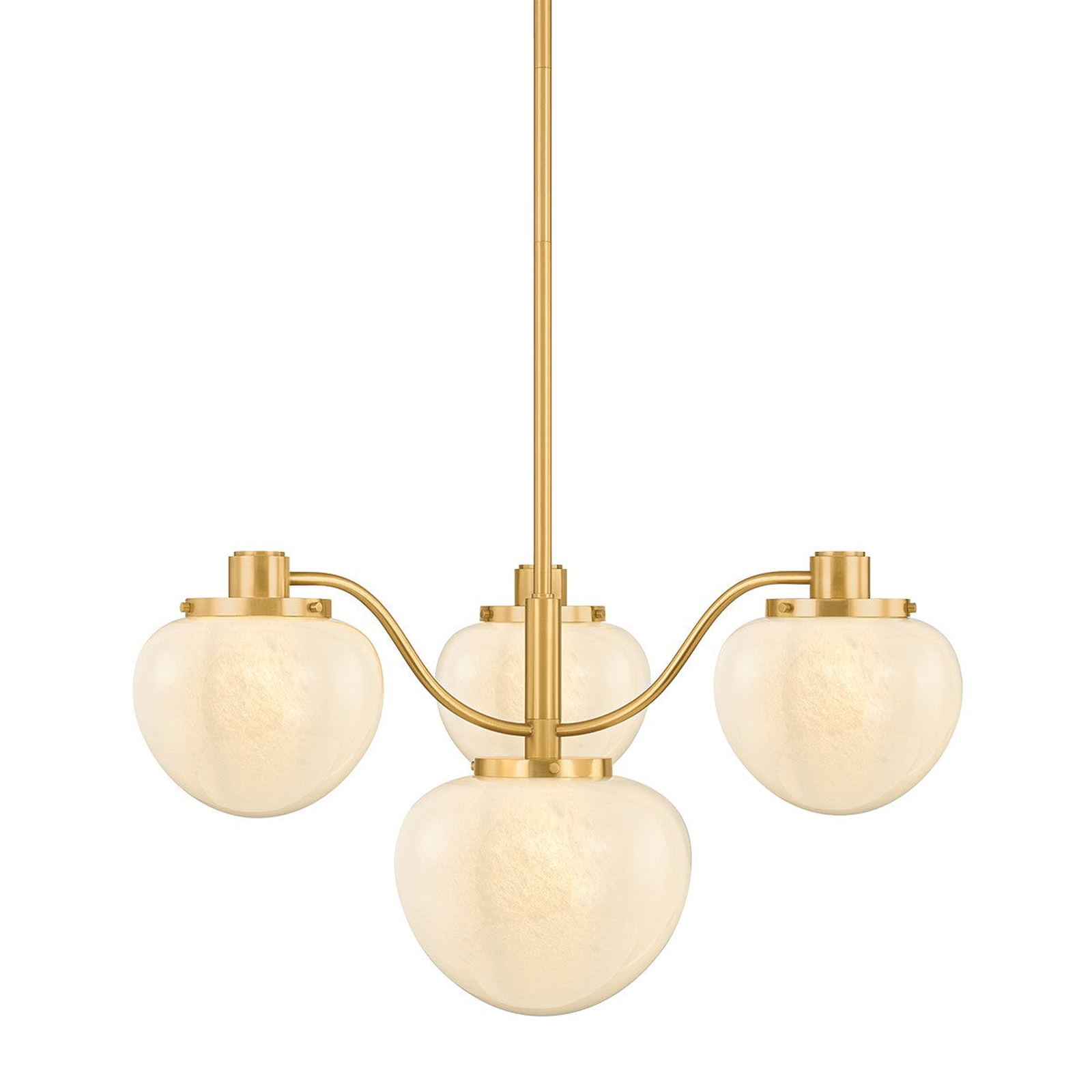 Camden Glass Four-Light Chandelier