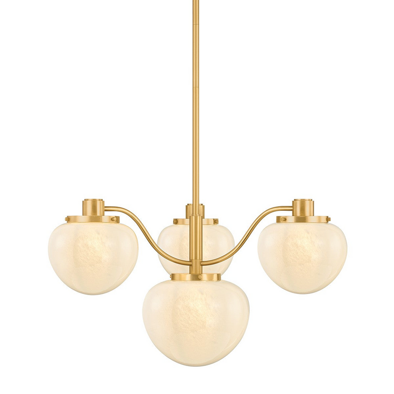 Camden Glass Four-Light Chandelier