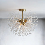 Dandelion Flush Mount Brass