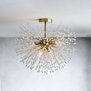 Dandelion Flush Mount Brass
