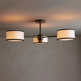 Daphne Fabric Flush Mount