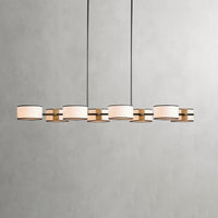 Daphne Fabric Linear Chandelier