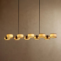 Daphne Fabric Linear Chandelier