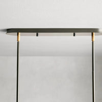 Daphne Fabric Linear Chandelier