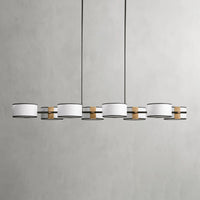 Daphne Fabric Linear Chandelier