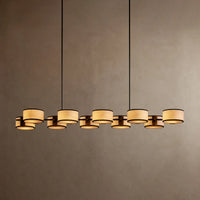 Daphne Fabric Linear Chandelier