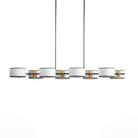 Daphne Fabric Linear Chandelier