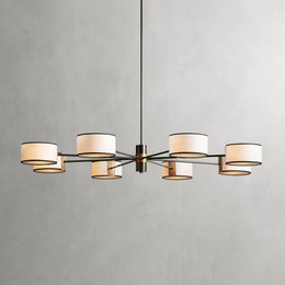 Daphne Fabric Round Chandelier