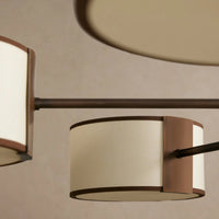 Daphne Fabric Round Chandelier