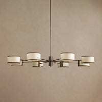 Daphne Fabric Round Chandelier