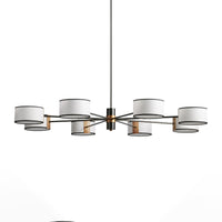 Daphne Fabric Round Chandelier