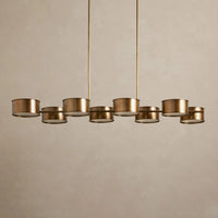 Daphne Metal Linear Chandelier