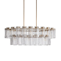 Delsie Oval Tiered Chandelier