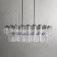 Delsie Oval Tiered Chandelier