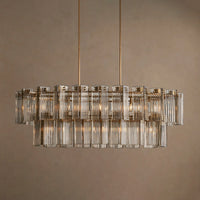 Delsie Oval Tiered Chandelier