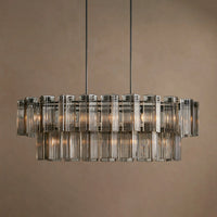 Delsie Oval Tiered Chandelier