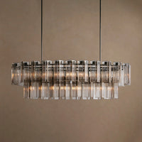 Delsie Oval Tiered Chandelier