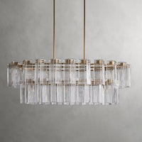 Delsie Oval Tiered Chandelier