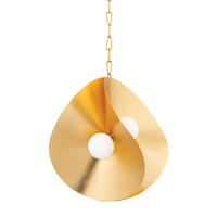 polished nickel glass chandelier