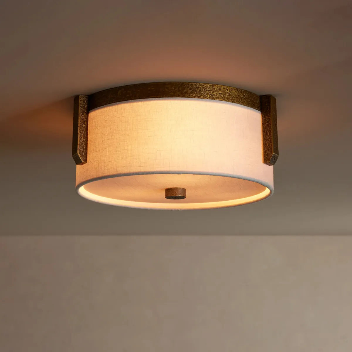 Emmet Flush Mount Brass