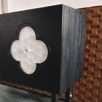 Entryway Storage Cabinet – Shell Accent Cabinet Simple Home Storage Cabinet