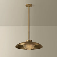 Patina Brass Bowl Pendant Light view 2