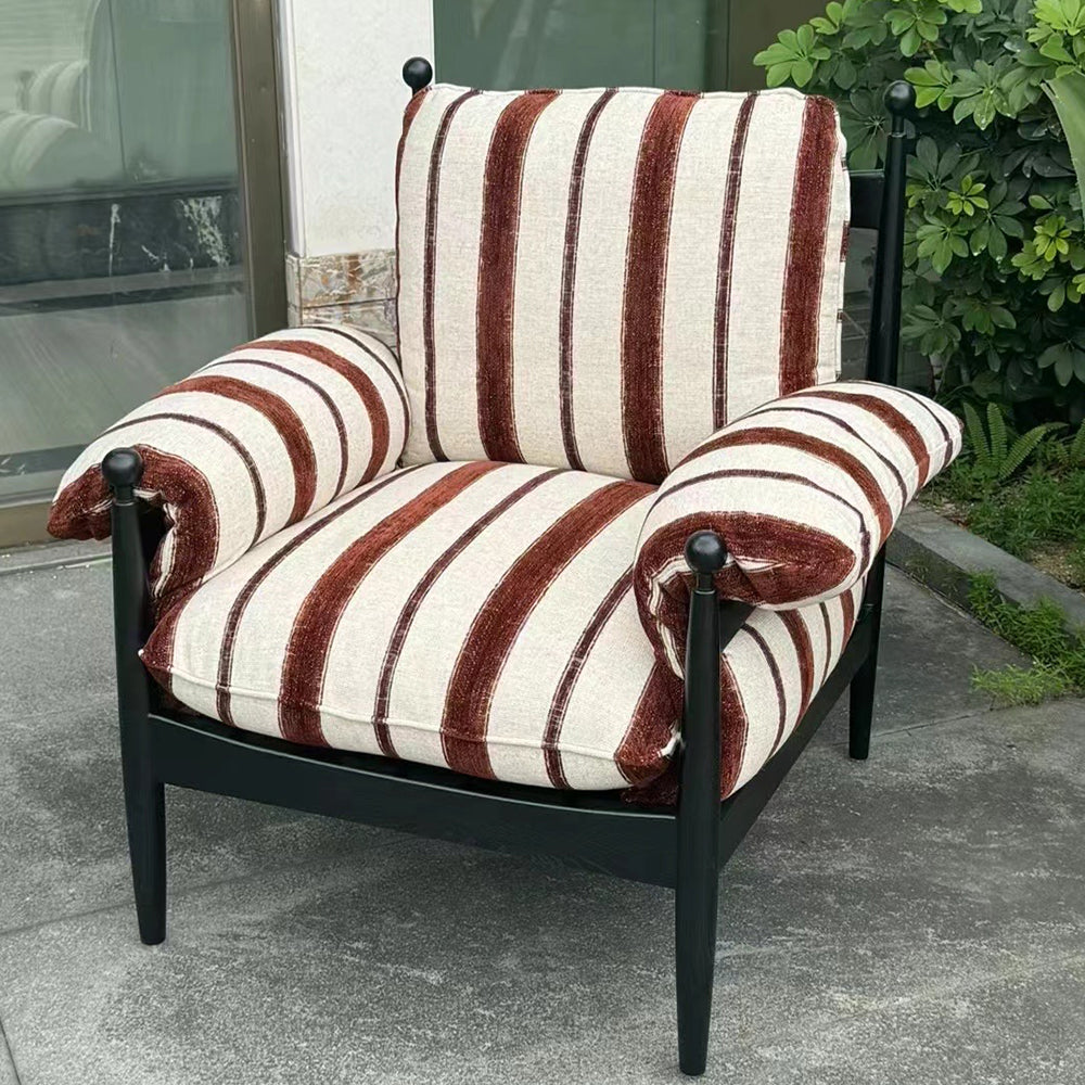 Mid-Century Design Retro Fabric Sofa Comfort Arm Chairs for Living Room
