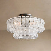 Ghiaccio Flush Mount Bronze Clear