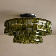 Ghiaccio Flush Mount Bronze Green