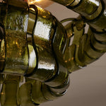 Ghiaccio Flush Mount Bronze Green