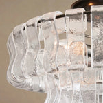 Ghiaccio Flush Mount Bronze Clear