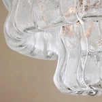 Ghiaccio Flush Mount Brass Clear