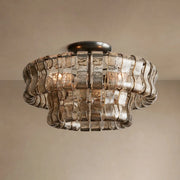 Ghiaccio Flush Mount Bronze Smoke