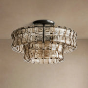 Ghiaccio Flush Mount Bronze Smoke