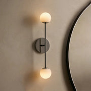 Girouette Double Sconce Nickel
