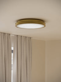Aydan Small Polished Brass Flush Mount