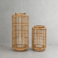 Handwoven Rattan Lantern