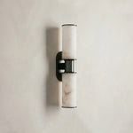 Harlin Double Sconce in Alabaster Bronze