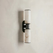 Harlin Double Sconce in Alabaster Bronze