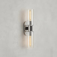 Harlin Double Sconce in Clear