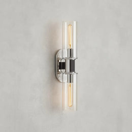 Harlin Double Sconce in Clear