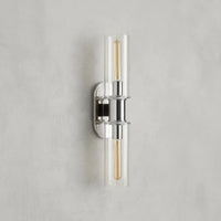 Harlin Double Sconce in Clear